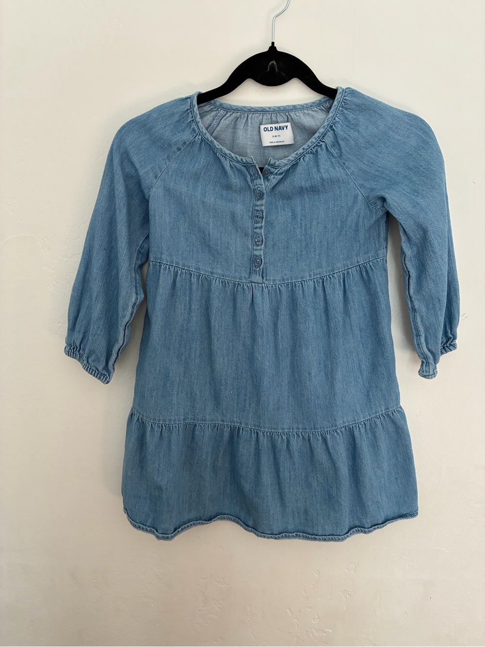 Old Navy Light Wash Denim Girls' Dress